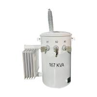 Transformateur de distribution à pôle unique à double enroulement 167Kva 34,5KV à 120V