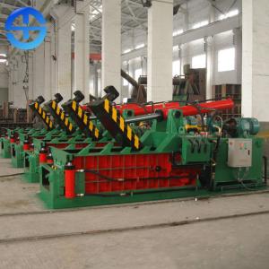 Eco - Friendly Scrap Baling Press Machine Steel Press Baler Machine For