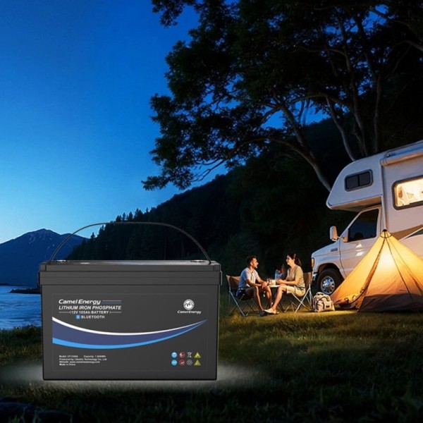 25.6V 105Ah LiFePO4 Battery | 2688Wh Deep Cycle Lithium Battery for RV, Marine &