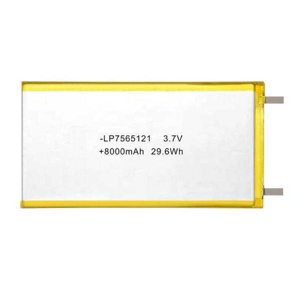 3.7V 8000mAh Lithium Polymer Battery with 500 Cycles for Digital Products