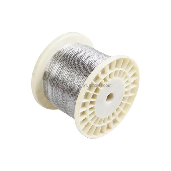 1/4 Wire Rope 1x19 Aircraft Cable Type 316 Stainless Steel Cable Reel Flexible and Good for Deck Cable Railing Kits