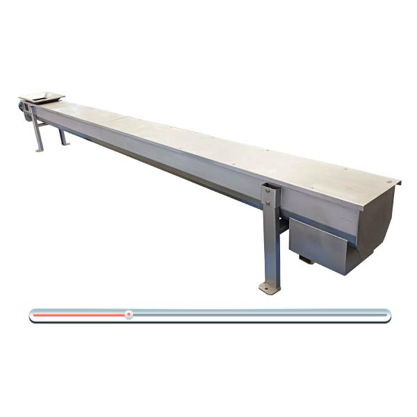 Sludge Conveying Equipment Shaftless Screw Conveyor Farms Manufacturing Plants Retail Hotels Pump Motor PLC Bearing Gearbox