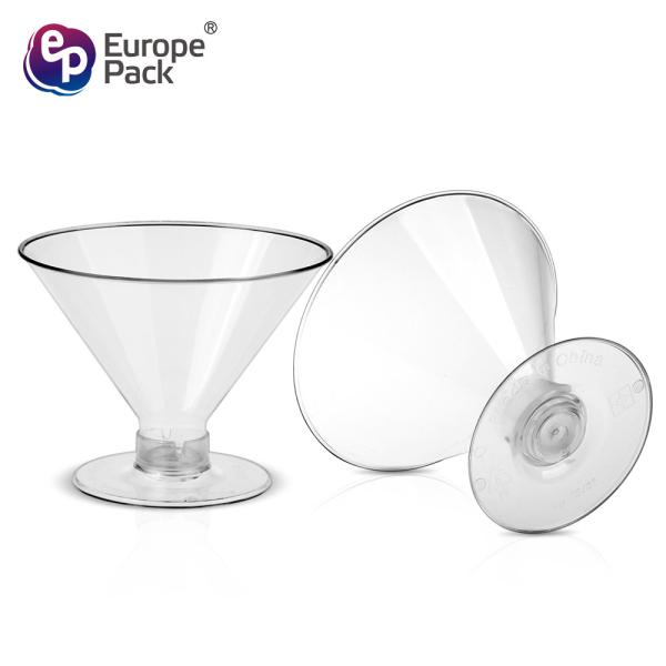 2020 Wholesale  disposable round 135ML dessert cups pudding plastic cup eco-friendly