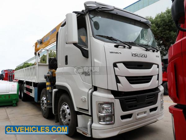 8X4 GIGA ISUZU Truck Mounted Crane 16 Ton Telescopic Boom Crane Truck