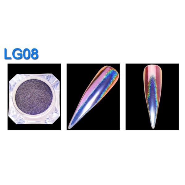 OEM/ODM Yes. Holographic Nail Powder for Poleyster Nails High Standar