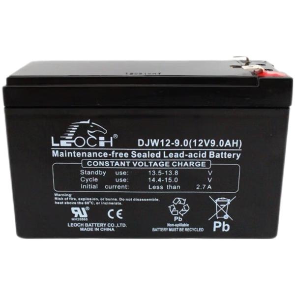 Sturdy ABS Container Leoch Battery DJW12-9.0 12V9Ah for UPS Machine Room Power System