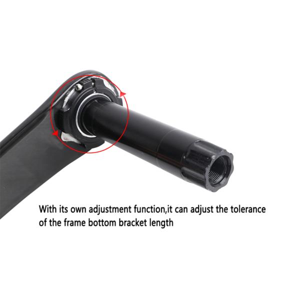 Bicicleta rodoviária Carbon Gxp Crank Integrado 10/11s Disco Único Disco Duplo 170mm comprimento