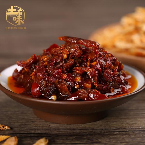 HACCP Certified Chinese Spicy Chilli Sauce Freshest Raw Material With Shrimp