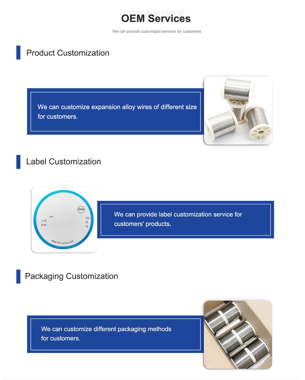 Precision Alloy Wire — For Soft Magnetic, Expansion & Elastic Components