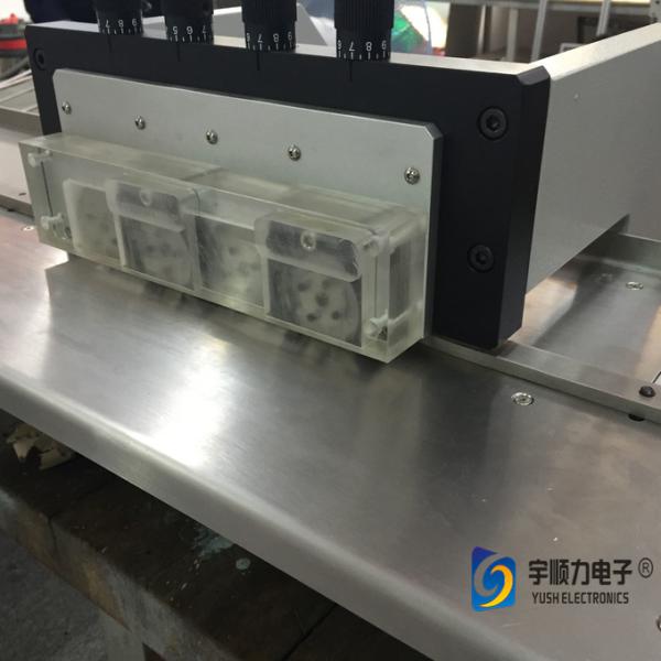 V Cut PCB Cutting Machine For 12mm Max PCB Width , 0 - 520 mm / S Speed