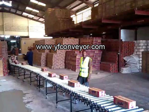 Telescopic truck loading conveyor/electric motor for conveyor belt/conveyor belt price