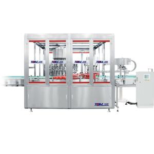 自動ラベル貼り機でラベリングプロセスを効率化 最大ボトル直径150mm