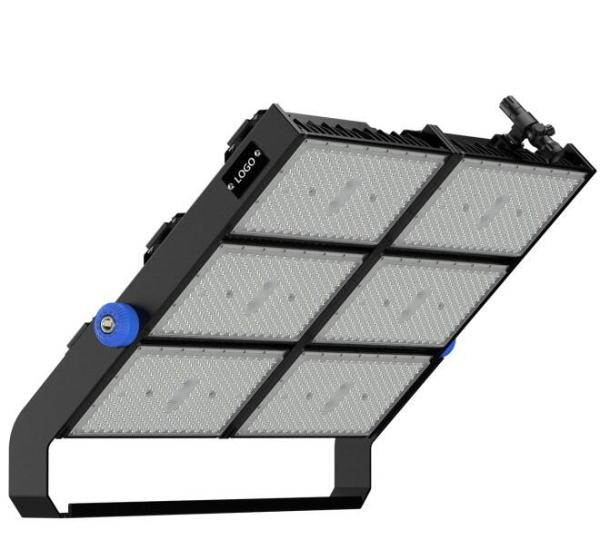 Instalação de lâmpadas de mastro alto 200w 300w 400w 500w 600w 700 watts luz de inundação LED lâmpadas esportivas de estádio