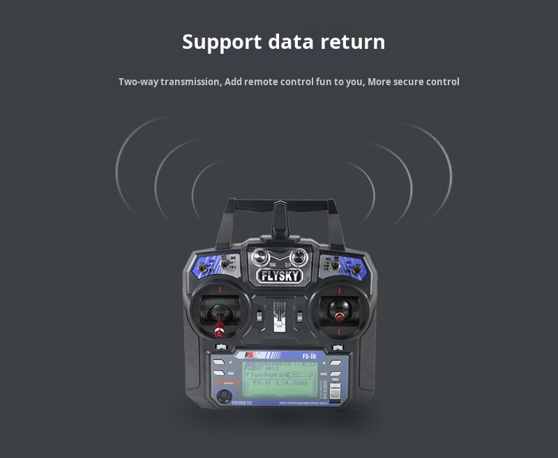 Flysky FS-i6 6X Fixed-Wing Glider Multi-Axis FPV Drone 6-Channel 10 Transmitter Remote Control