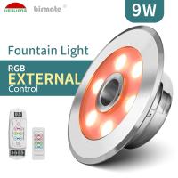 a fonte subaquática do diodo emissor de luz de 630nm IK10 ilumina o controle 9W externo