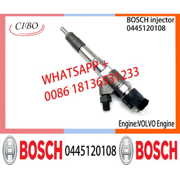 BOSCH 0445120108 3801148 3887696 Neutral Fuel Injector Assembly 0445120108 3801148 3887696 For VOL PENTA D6 Engine