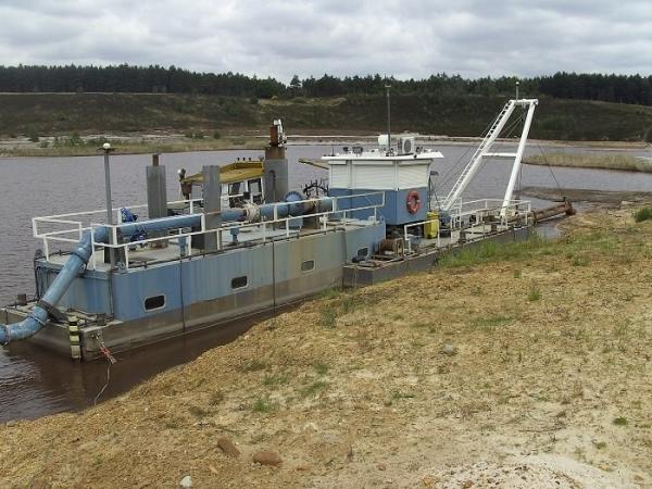 Small River Sand Dredger High Efficiency For Sand Dredging And Sand Filling