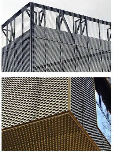 Decorative Aluminum Stainless Steel Copper Expanded Perforated Metal Diamond Wire Mesh