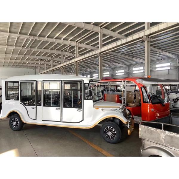 11 asientos cerrados Vintage eléctrico de turismo coche clásico coche de baja velocidad turismo con puertas y aire acondicionado