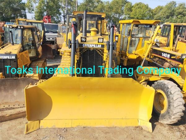                  Used High Quality Road Construction Motor Grader Cat D7h, Caterpillar Effective Bulldozer D7h on Promotion with Free Spare Parts Plus One Year Warranty.             