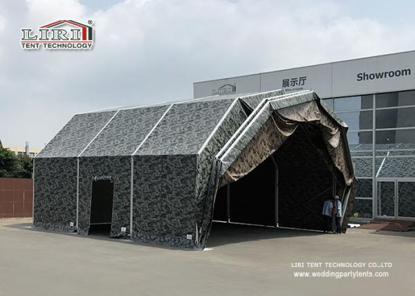 White Large Aircraft Military Hangar Tent With Rolling Door For Banquet