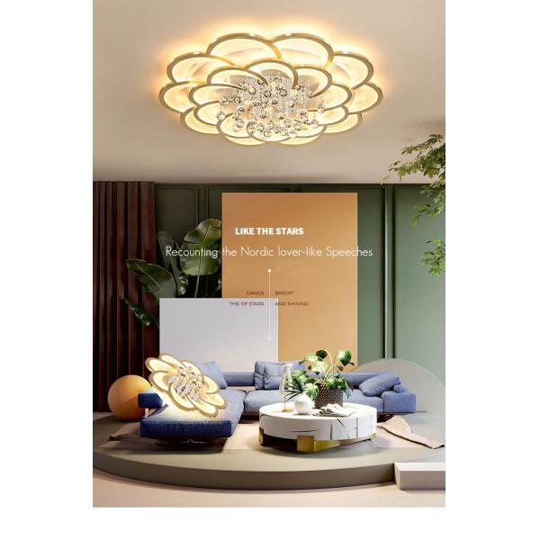 Free sample NO Modern Style Large Crystal Ceiling Lustre Chandeliers for Bedroom Hotel
