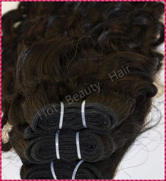 Black Remy Peruvian Virgin Human Hair Extensions 18 22 Loose Wavy Natural Wave