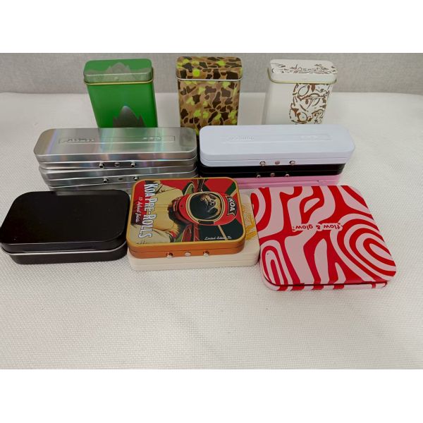 Chocolate Vacuum Caviar Tin Boxes 50g 100g 125g Metal Cans For Gift Food Packaging