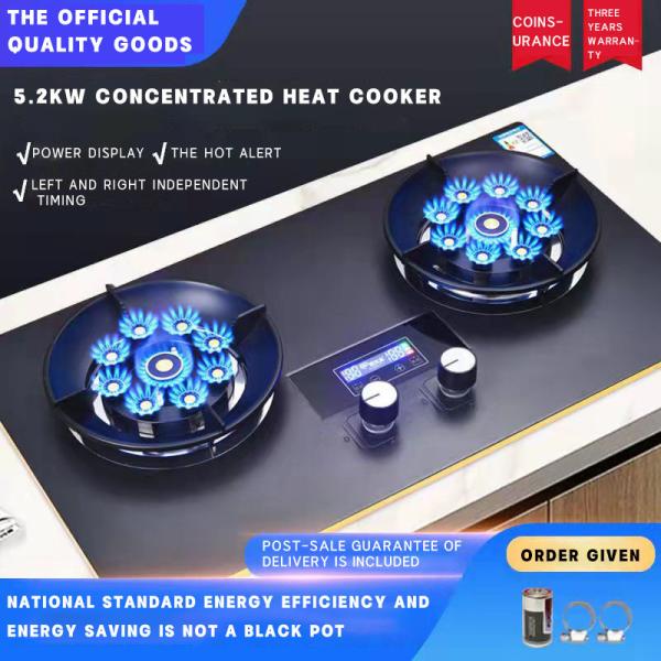 Double Burner Gas Portable Cooking Stoves for India Distributors Flameout Protection