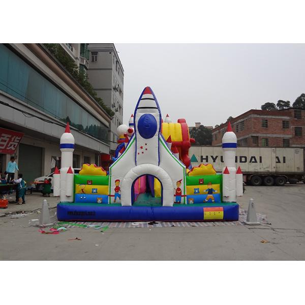 Outside / Indoor Inflatable Amusement Park Commercial Funcity Game Toys For Kids Playing