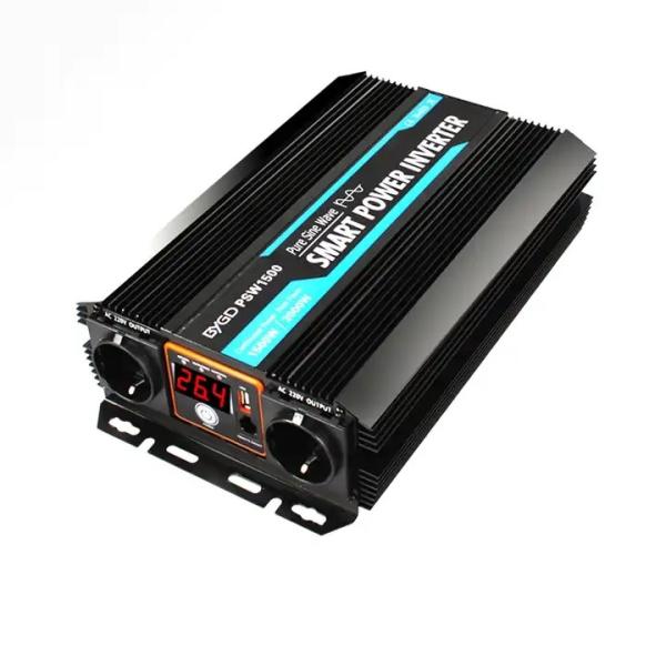 Hybrid Solar Inverter 12V 24V 1500W Solar On Grid Tie Inverter With Power Limite Hybrid Solar Inverter Spare Parts