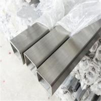 Tubulação de aço inoxidável retangular da tubulação, tubulação sem emenda SS 304 de 1Mm Astm