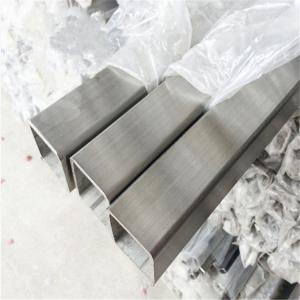 Rectangular Stainless Steel Pipe Tubing , 1Mm Astm Seamless Pipe SS 304