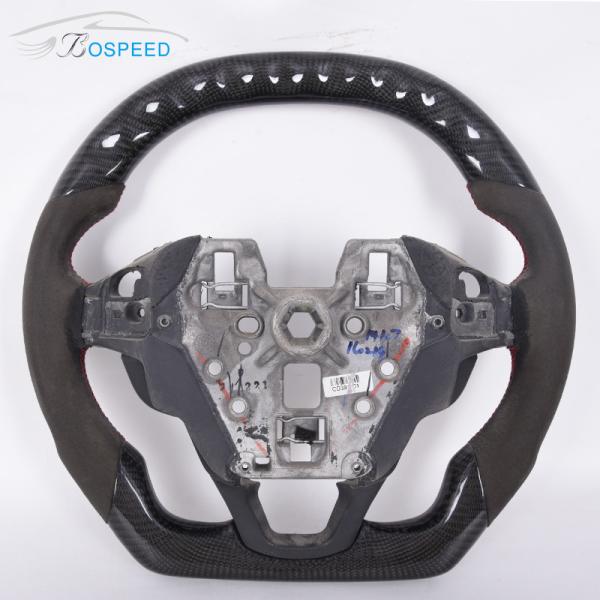 Red Stripe Custom F150 Steering Wheels Ford Alcantara 350mm