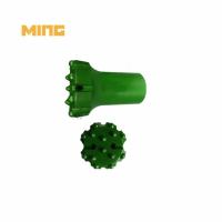 Diámetro de 41 mm R25 A través del agujero de hilo de rosca de botón de perforación para la extracción minera