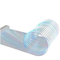 Écran LED transparent à couleur complète, voir à travers le verre transparent