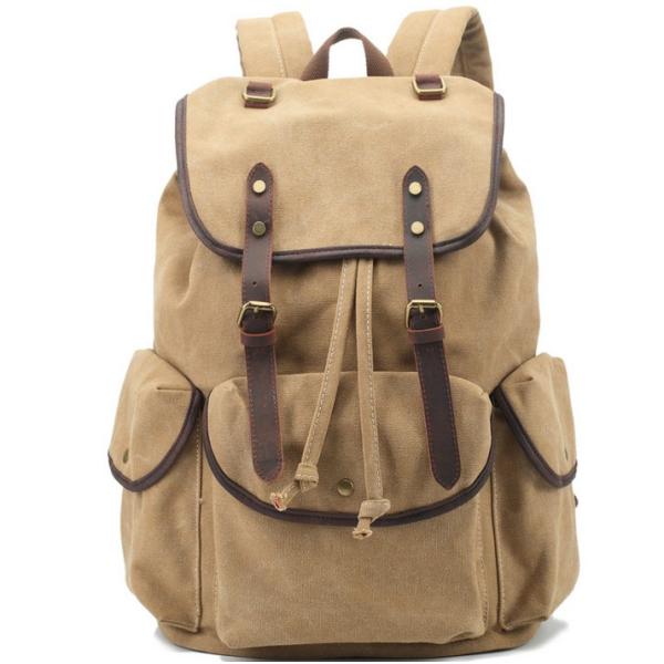 2016 new canvas shoulder bag Europe retro bag leisure backpack schoolbag