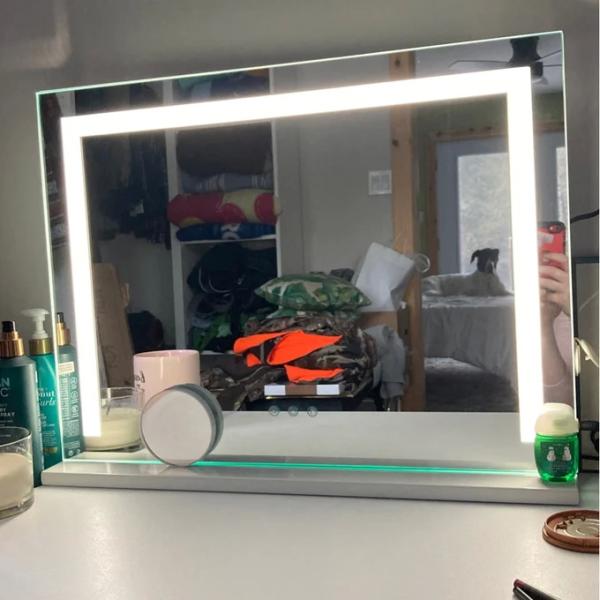 Mounted Hollywood Bathroom Mirror Electric Magnifying With Light