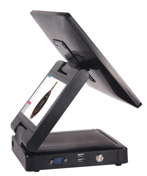 Sistema de caixa Android Touch POS com impressora térmica externa opcional