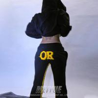 Embroidery personnalisé patch Hoodie Sweat Pant Tracksuit femmes pull unisexe Sweat 2 pièces costumes Sweatpants et Hoodie femmes ensemble