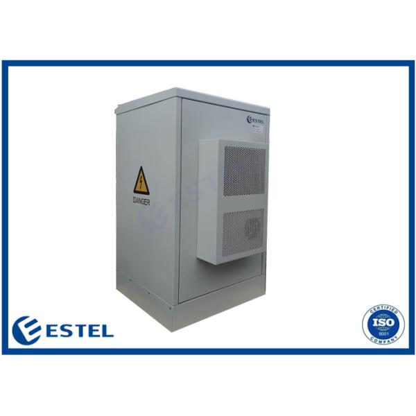 IP55 Two Doors 20U Waterproof Network Cabinet 500W Air Conditioner