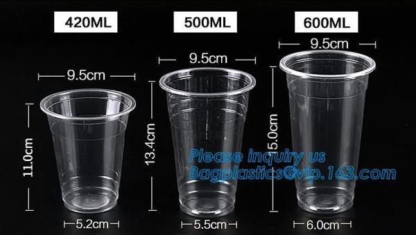 PLA compostabale Cup, PET Cup, PP Cup, PS Top Snack Cup Straw, Food Takeout Box, Salad Plastic Bowl Pulp