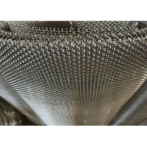 Wholesale Anti Rust Stainless Steel Crimped Wire Mesh Sheet Roll with Customizable Mesh Opening and Multiple Weaving Styles
