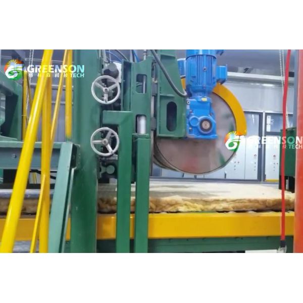 PLC Controlled High Temperature Curing Rock Wool Production Line with 80-200kg/m3 Raw Material Density for Mineral Wool Board