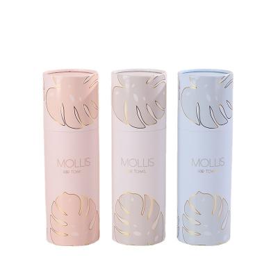 Boîtes tubulaires personnalisées haut de gamme pour parfums et soins de la peau - Emballage en tube de papier rond en carton recyclable avec impression de logo