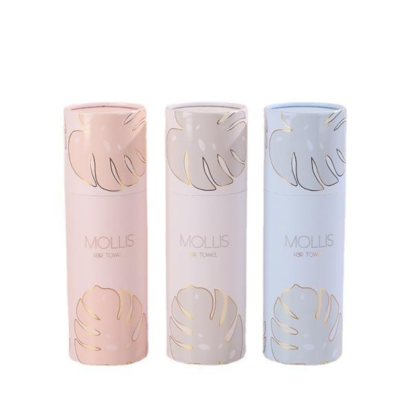 Premium Custom Tube Boxes for Perfume  Skincare Recyclable Cardboard Round Paper Tube Packaging with Logo Printing