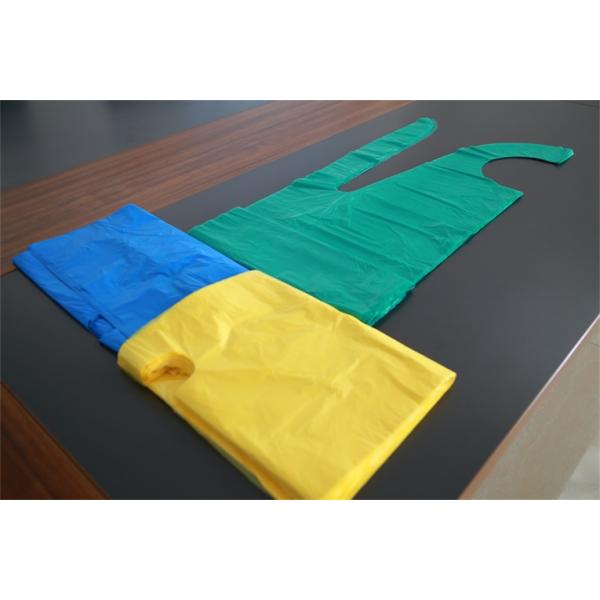 LDPE / HDPE Plastic Garbage Bags Biodegradable , Strength Custom Rubbish Bags