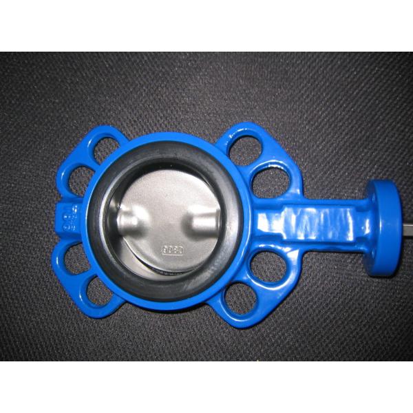 Simple and Compact Construction Two Shaft Wafer Butterfly Valve For Air, Steam, Water