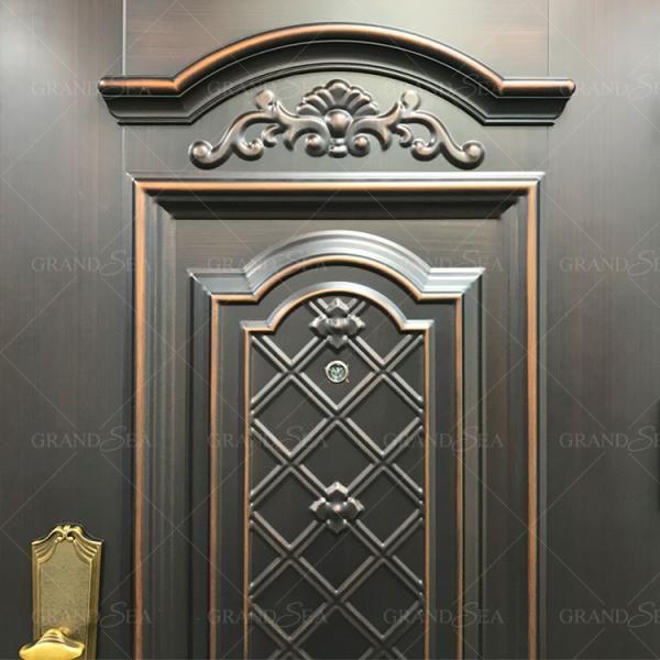 Metal Steel Doors Front Entry Metal Door Exterior Waterproof High Quality From China Steel Security Doors for Home