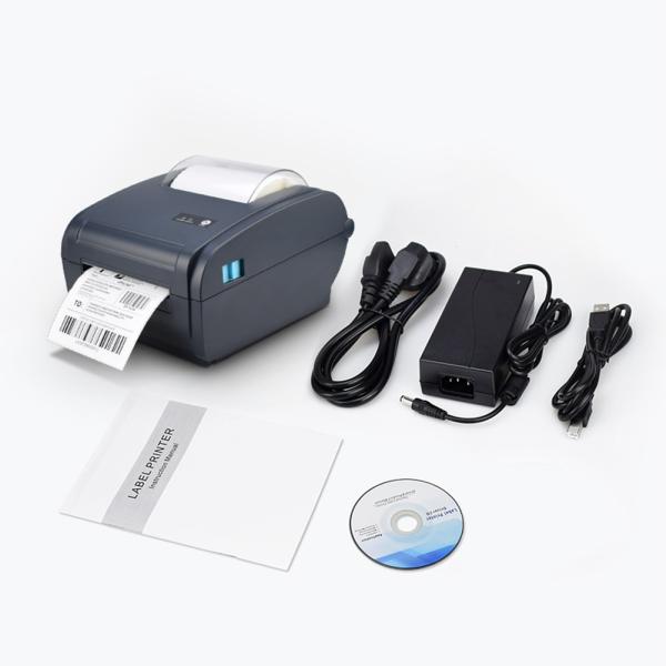 110mm 4x6inch Thermal Barcode Label Printer with 160mm/s Black Print Speed USB/LAN/BT